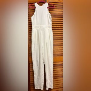 Pretty Little Things White Jumpsuit Size 10